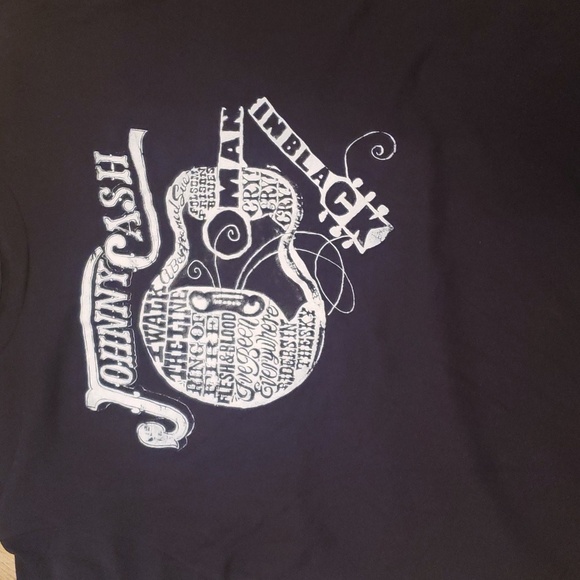 Johnny Cash Indie Sleeze, Grunge band tee - Picture 2 of 4